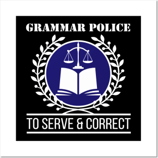 Grammar Police Posters and Art